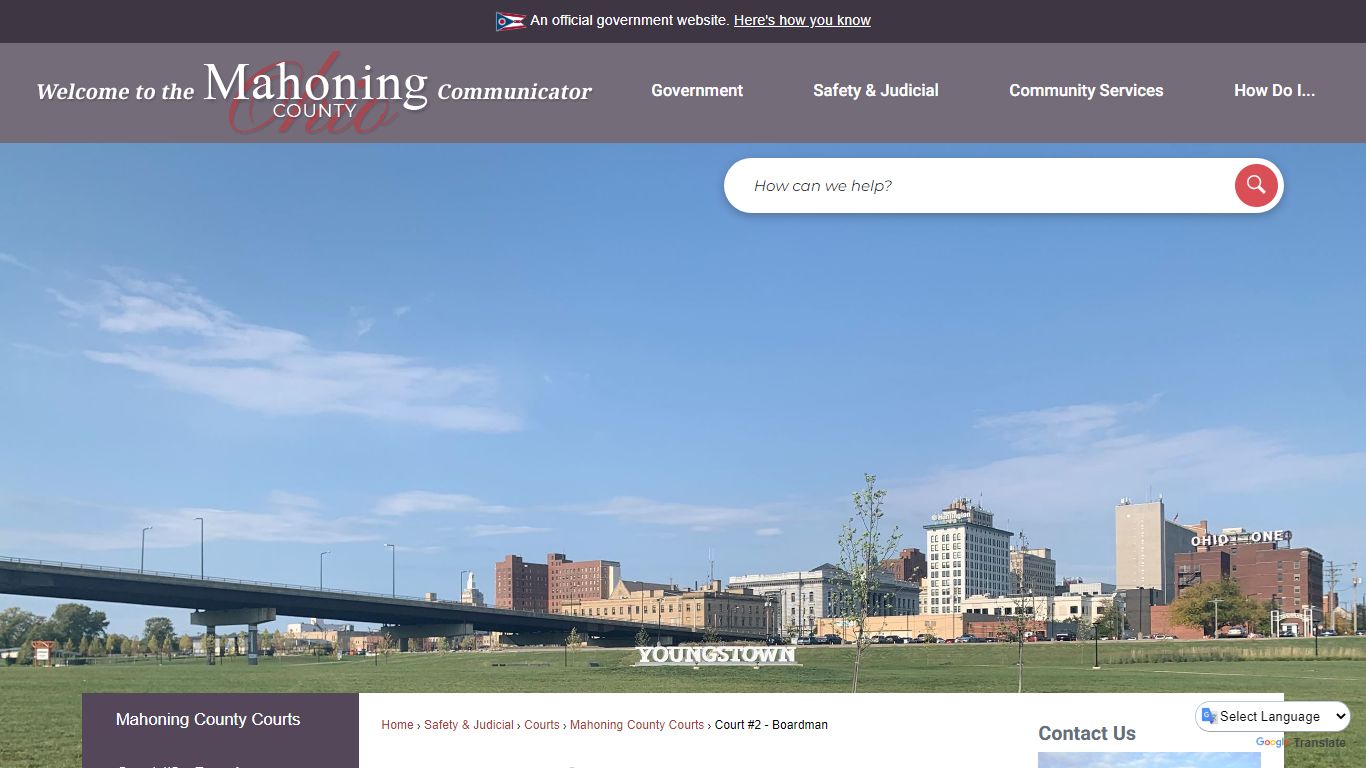 Court #2 - Boardman | Mahoning County, OH